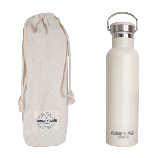 Yummii Yummii Termoflaske Pearl White Medium (600 ml)