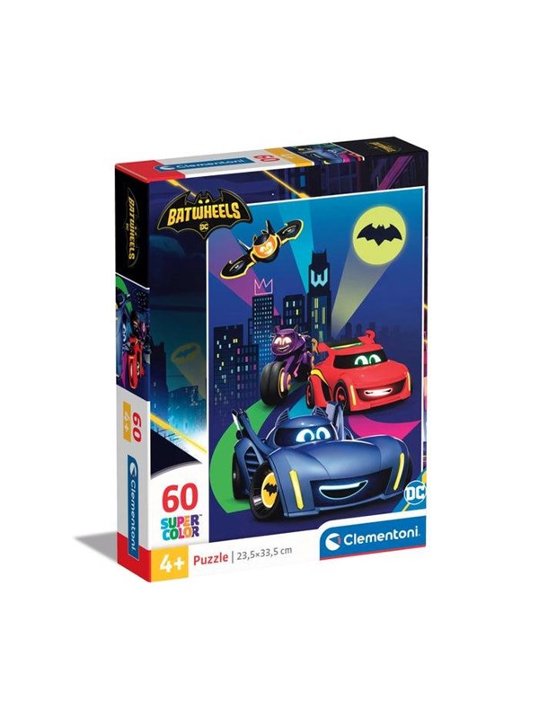 Clementoni Jigsaw Puzzle Super Color Batwheels 60 pcs. Floor