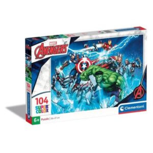 Clementoni Jigsaw Puzzle Super Color Marvel Avengers 104pcs. Floor