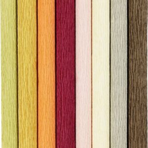 Crepepapir Til Diy Blomster - 8 Farver