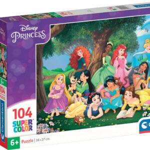 Disney Puslespil - Prinsesser - Color - Clementoni - 104 Brikker