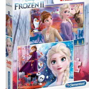 Frost Puslespil - Disney Frozen 2 - 2x60 Brikker - Clementoni