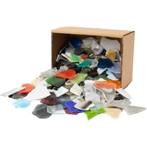 Mosaik, 15-60 mm, ass. farver, 2 kg