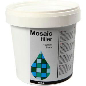 Mosaikfiller, sort, 1000 ml