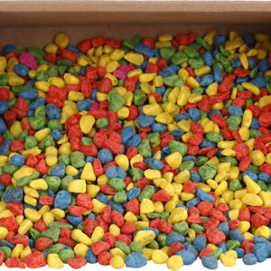 Mosaiksten - Str. 8-10 Mm - Tykkelse 5 Mm - Stærke Farver - 2 Kg
