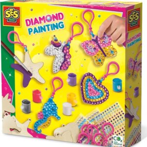 Ses Creative - Mal Med Diamanter - Nøglevedhæng - (s14702)