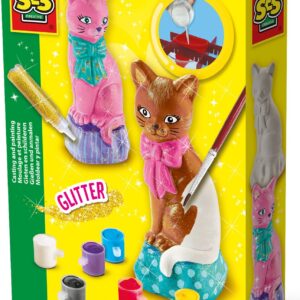 Ses Creative - Støb Og Mal Sæt Til Børn - Kat