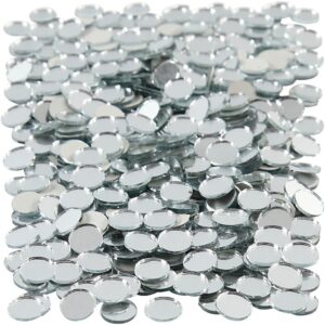 Spejlmosaik, 10 mm, rund, 500 stk.