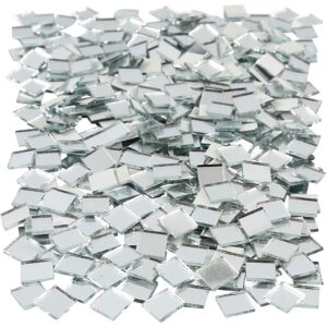 Spejlmosaik, 10x10 mm, kvadratisk, 500 stk.