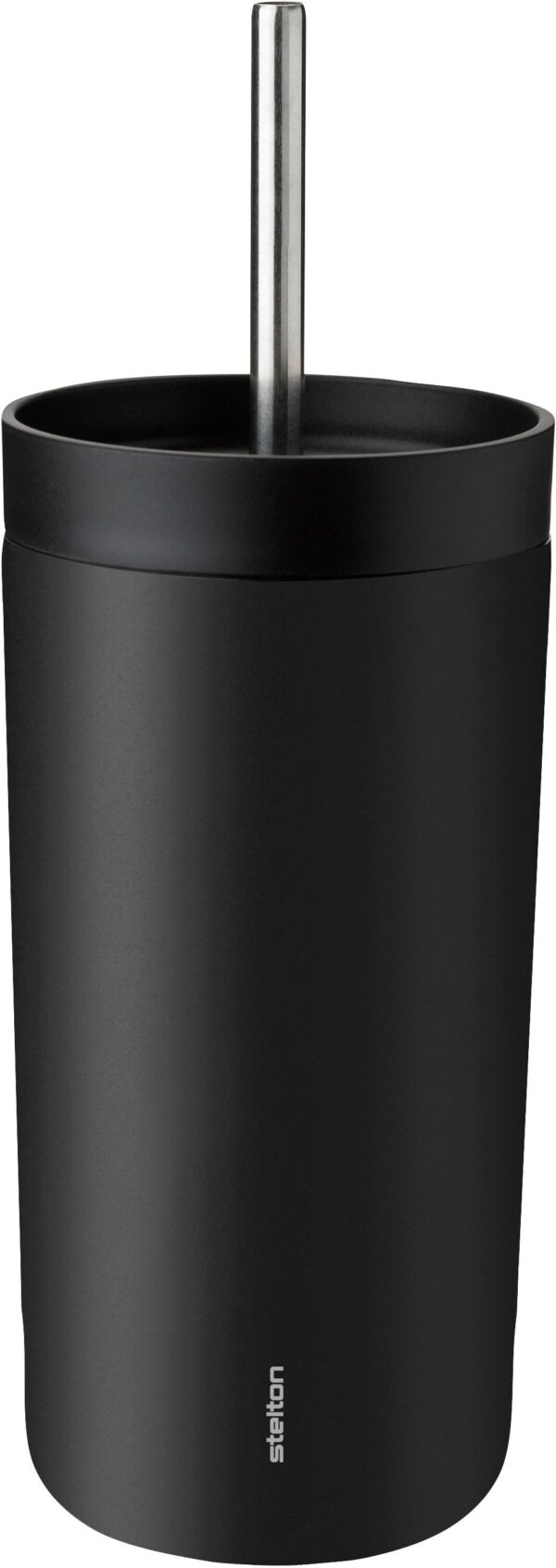 To Go Sip Termokop med Sugerør 0.4 l. Soft Black