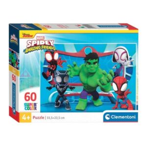 Clementoni Jigsaw Puzzle Super Color Marvel Spidey 60 pcs. Floor