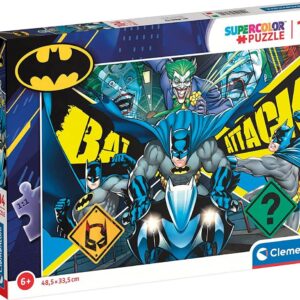 Clementoni Puslespil - Batman - Super Color - 104 Brikker