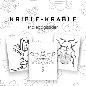 Krible-krable tegninger - print selv