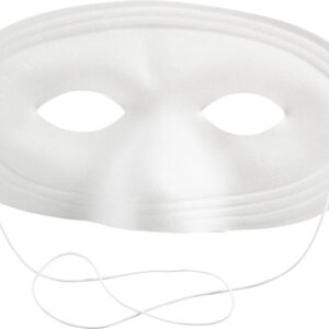 Mal Selv Maske - Halvmaske - Hvid