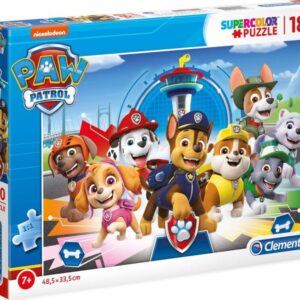 Paw Patrol Puslespil - Super Color - Clementoni - 180 Brikker
