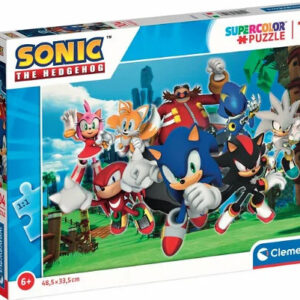 Sonic Puslespil - Super Color - 104 Brikker - Clementoni